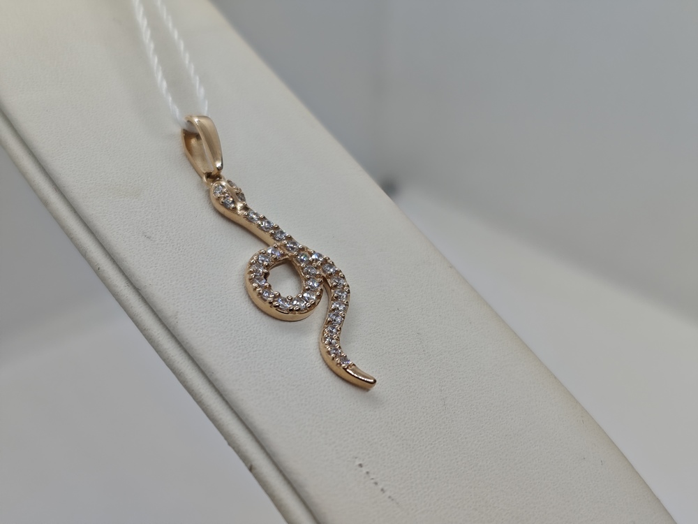 ПОДКМИ585 ПОДВЕСКА С КАМНЯМИ (Au 585)