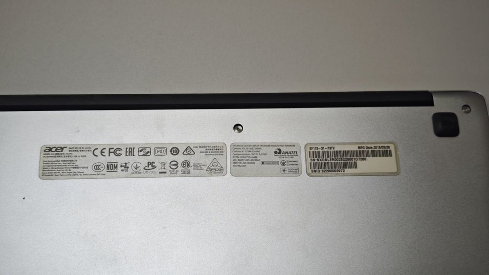 Ноутбук Acer ,; Pentium N4200, HD Graphics, 4 Гб, 128 Гб, Нет