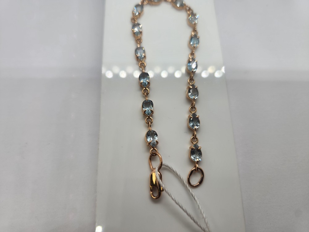 БРАСЛЕТ С КАМНЯМИ (Au 585)