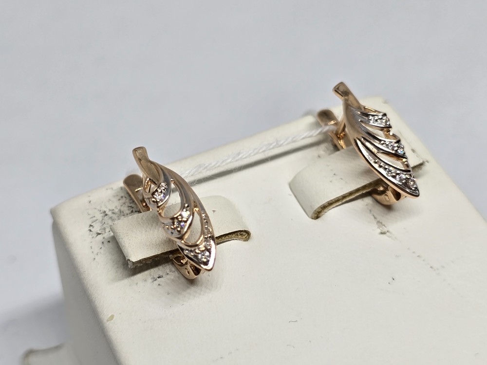 СЕРЬГИ С КАМНЯМИ (Au 585)