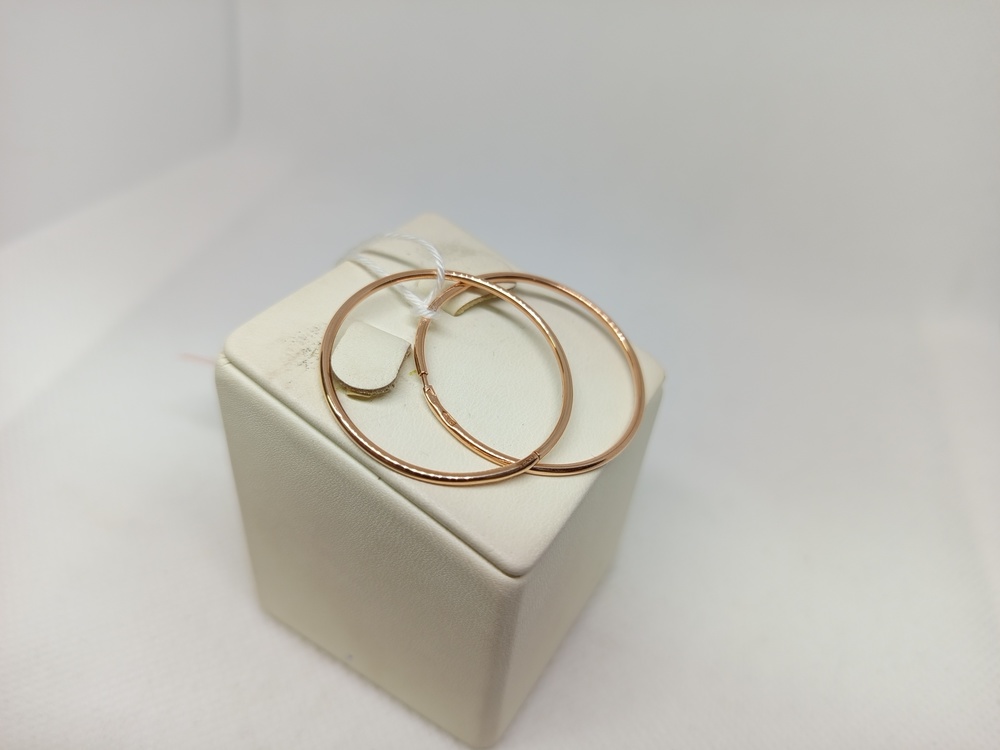 СКОН585 СЕРЬГИ КОНГО (Au 585)