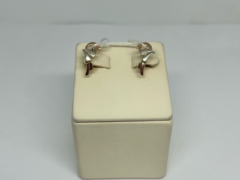 СЕРЬГИ БЕЗ КАМНЯ (Au 585)