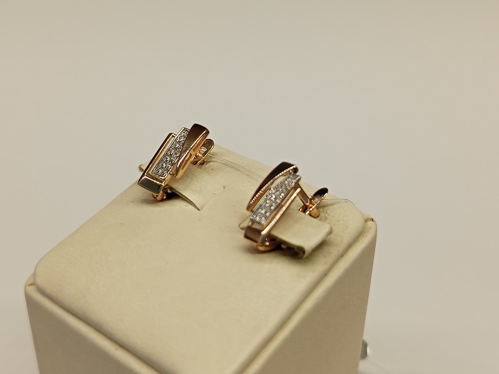 СЕРЬГИ С КАМНЯМИ (Au 585)