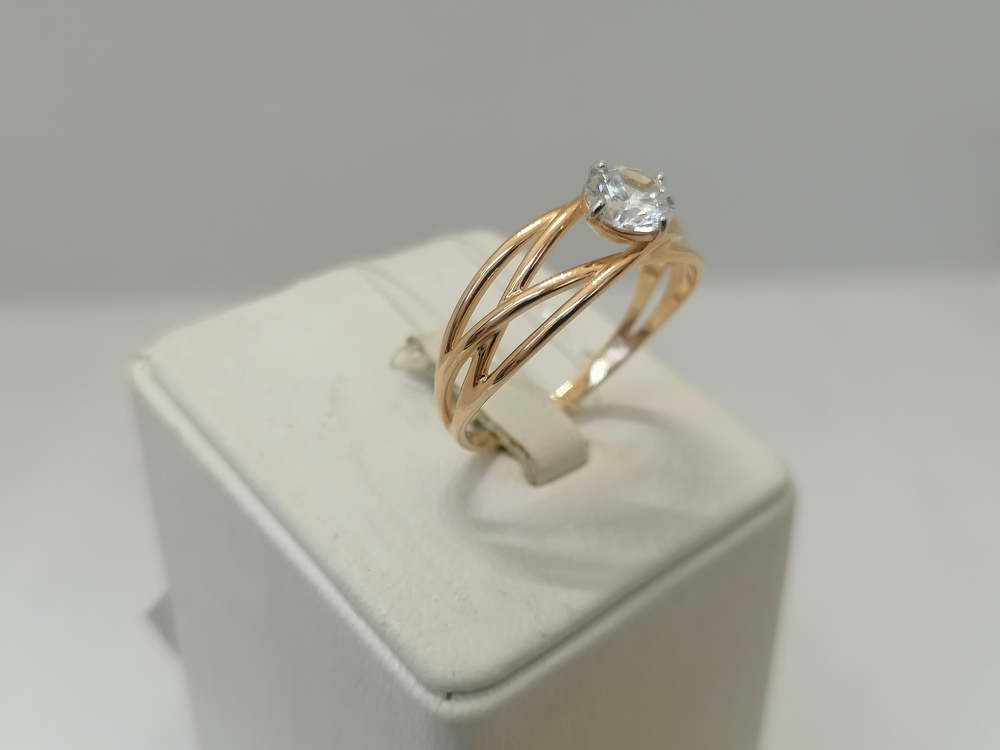 КОЛЬЦО С КАМНЕМ (Au 585)