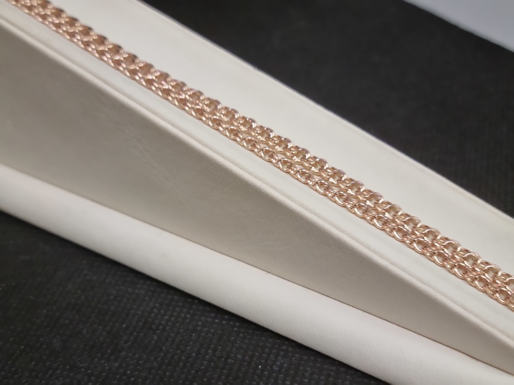 ЦЕПЬ ПУСТОТЕЛАЯ Бисмарк (Au 585)