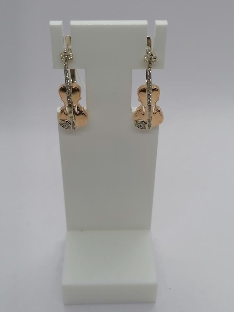 СЕРЬГИ С КАМНЯМИ (Au 585)