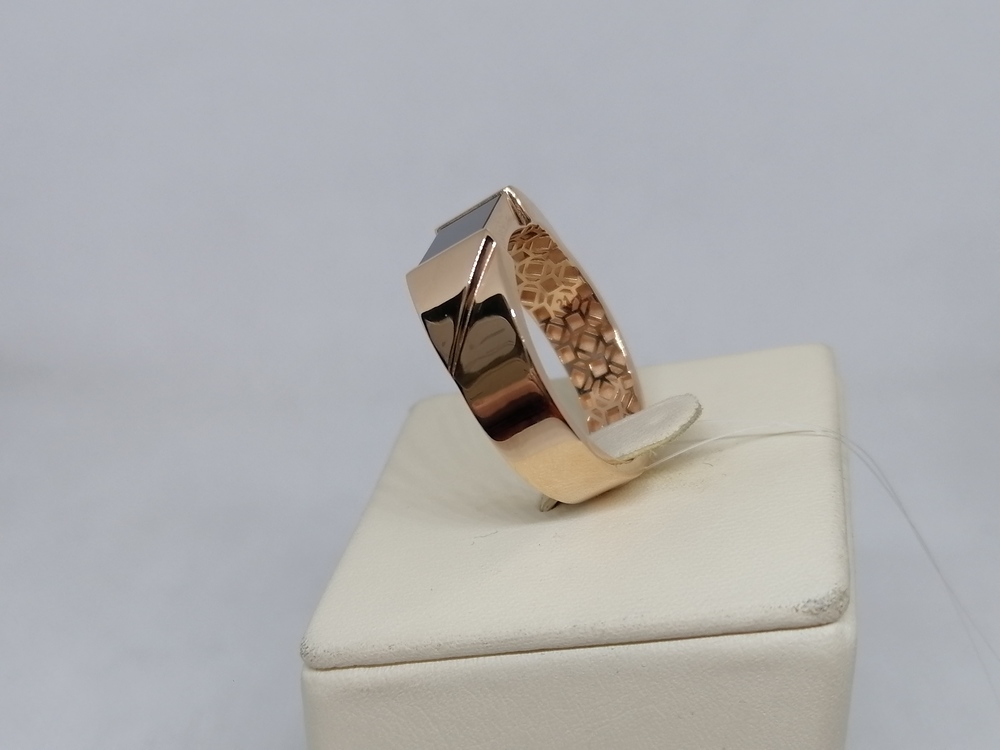 КОЛЬЦО ПЕЧАТКА с камнем (Au 585)