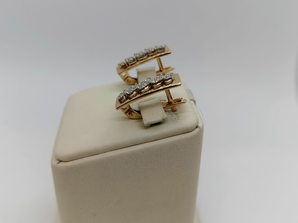 СЕРЬГИ С КАМНЯМИ (Au 585)