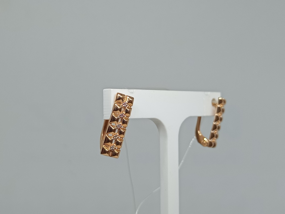 СЕРЬГИ С КАМНЯМИ (Au 585)