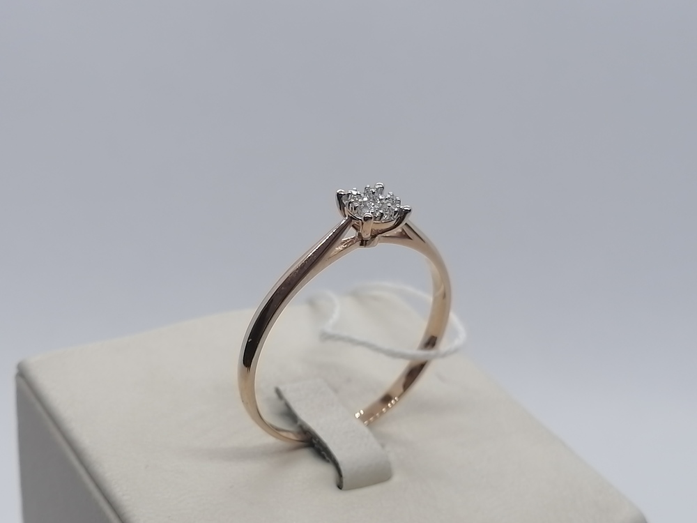 КОЛЬЦО БРИЛЛИАНТ Au 585