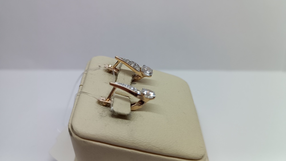 СЕРЬГИ С КАМНЯМИ (Au 585)