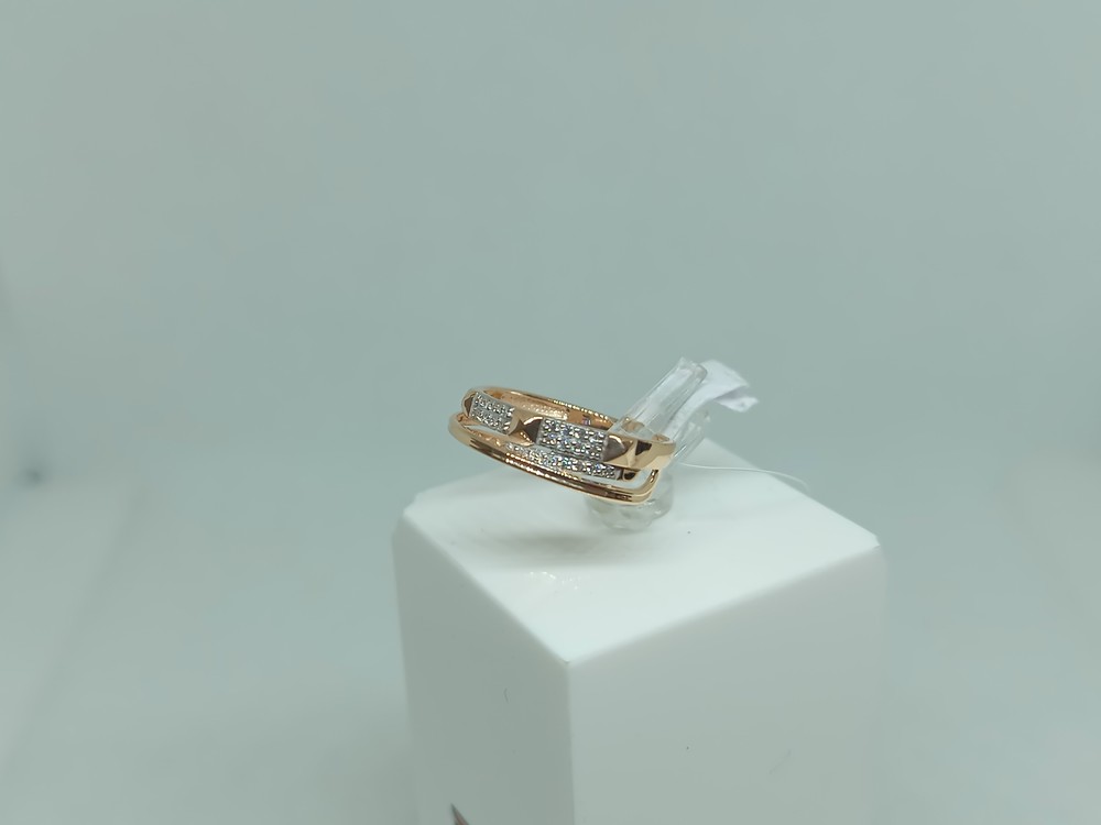 1105357 КОЛЬЦО С КАМНЯМИ (Au 585)