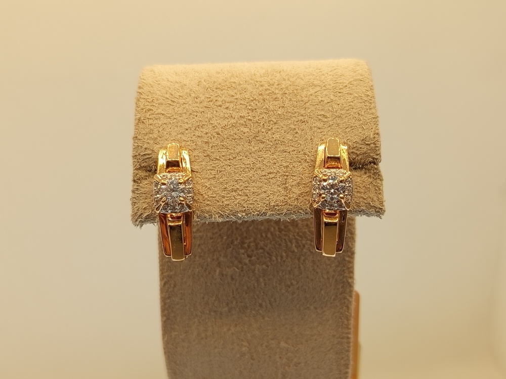 СЕРЬГИ С КАМНЯМИ (Au 585)