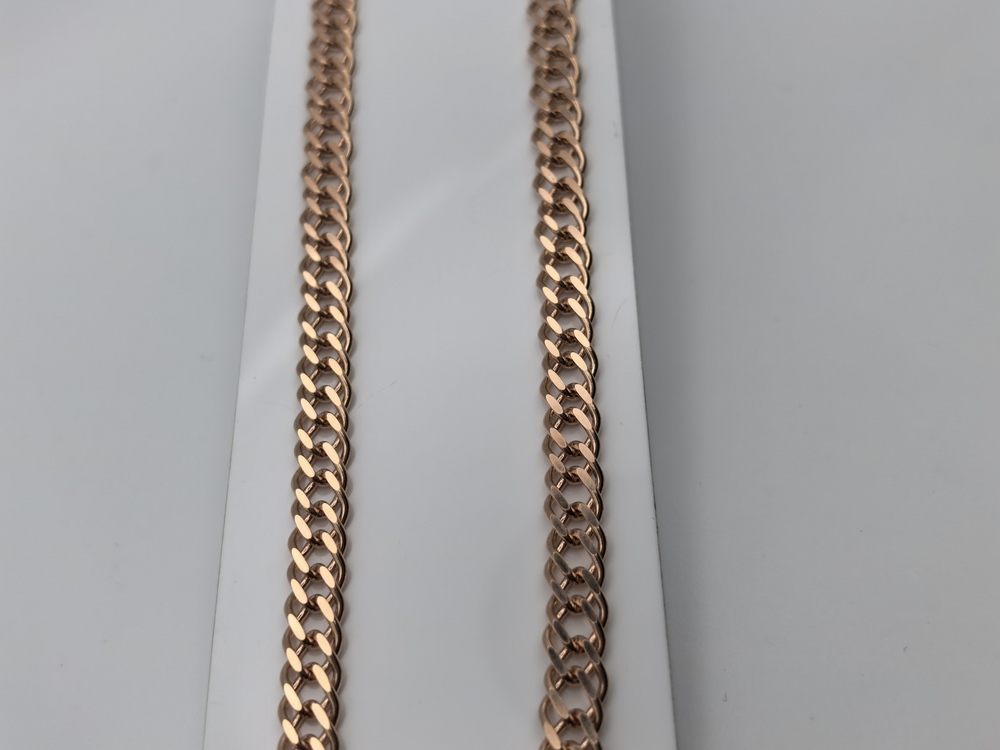 ЦЛР2585 ЦЕПЬ ПОЛНОВЕСНАЯ Ромб двойной (Au 585)