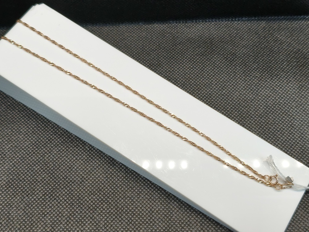 ЦЛСИ585 ЦЕПЬ ПОЛНОВЕСНАЯ Сингапур (Au 585)