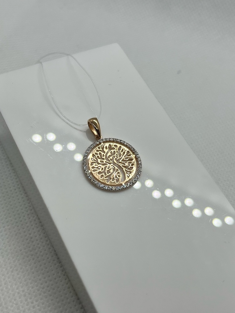 ПОДВЕСКА С КАМНЯМИ (Au 585)