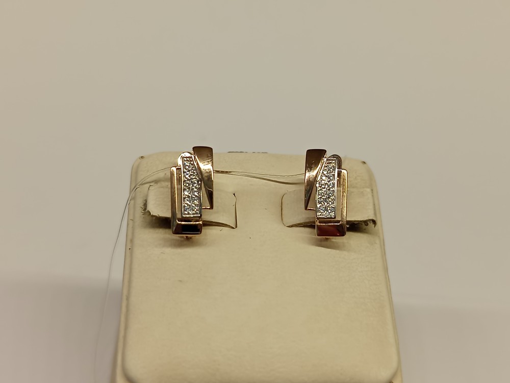 СЕРЬГИ С КАМНЯМИ (Au 585)