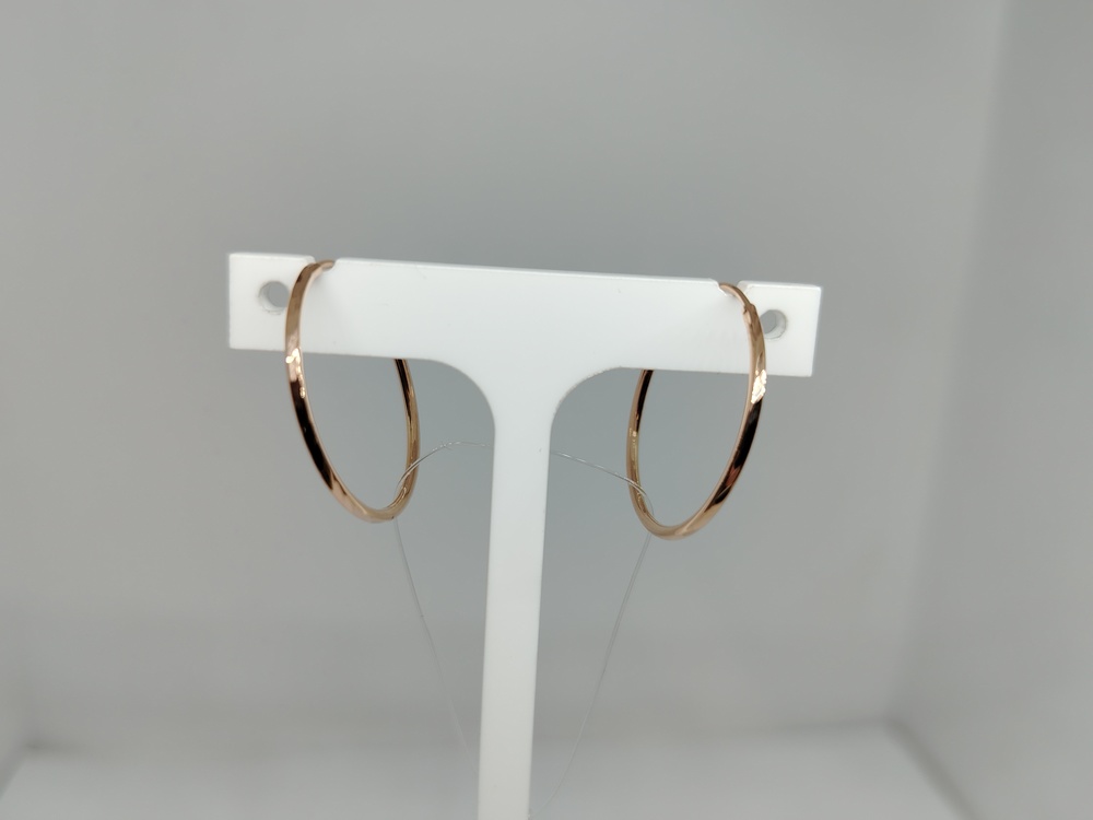 СЕРЬГИ КОНГО без камня (Au 585)