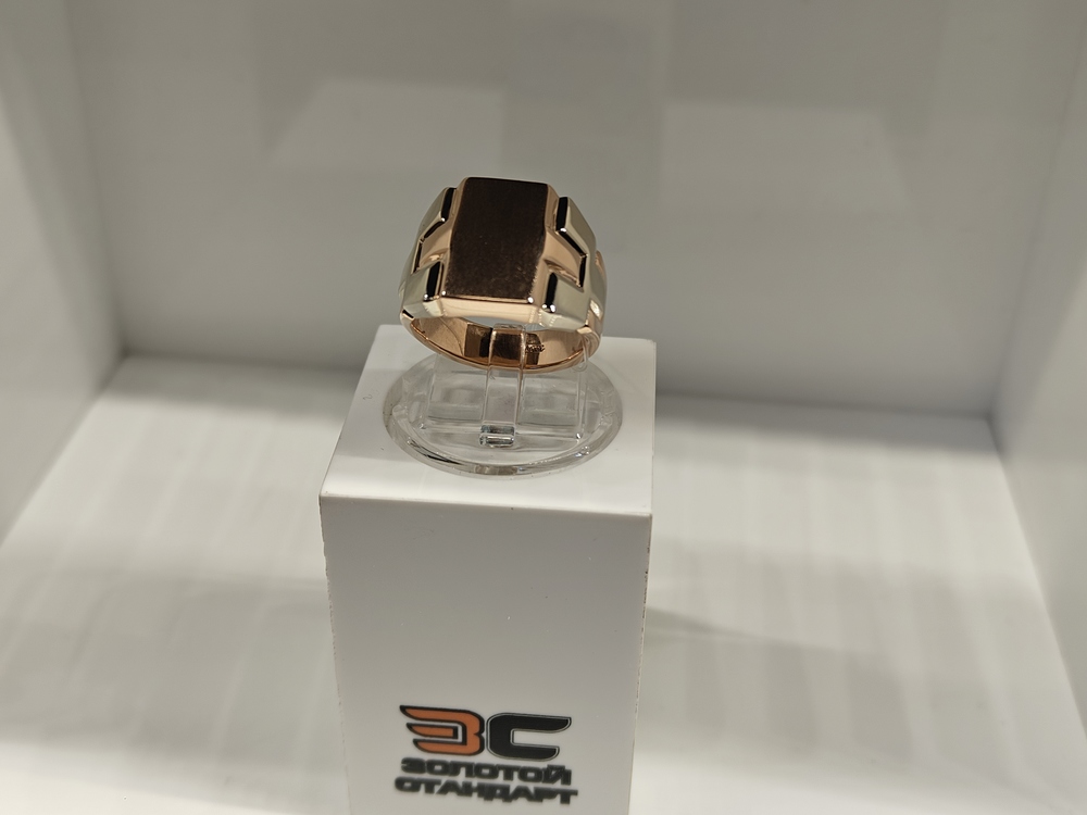 01-0047 КОЛЬЦО ПЕЧАТКА без камня (Au 585)