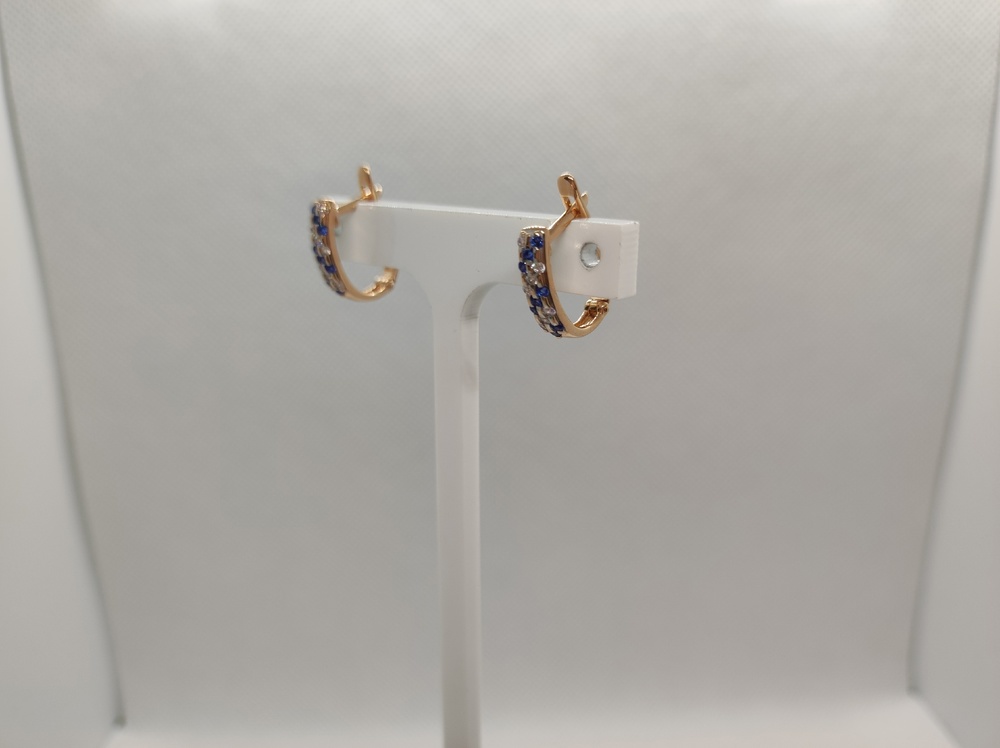 СЕРЬГИ С КАМНЯМИ (Au 585)