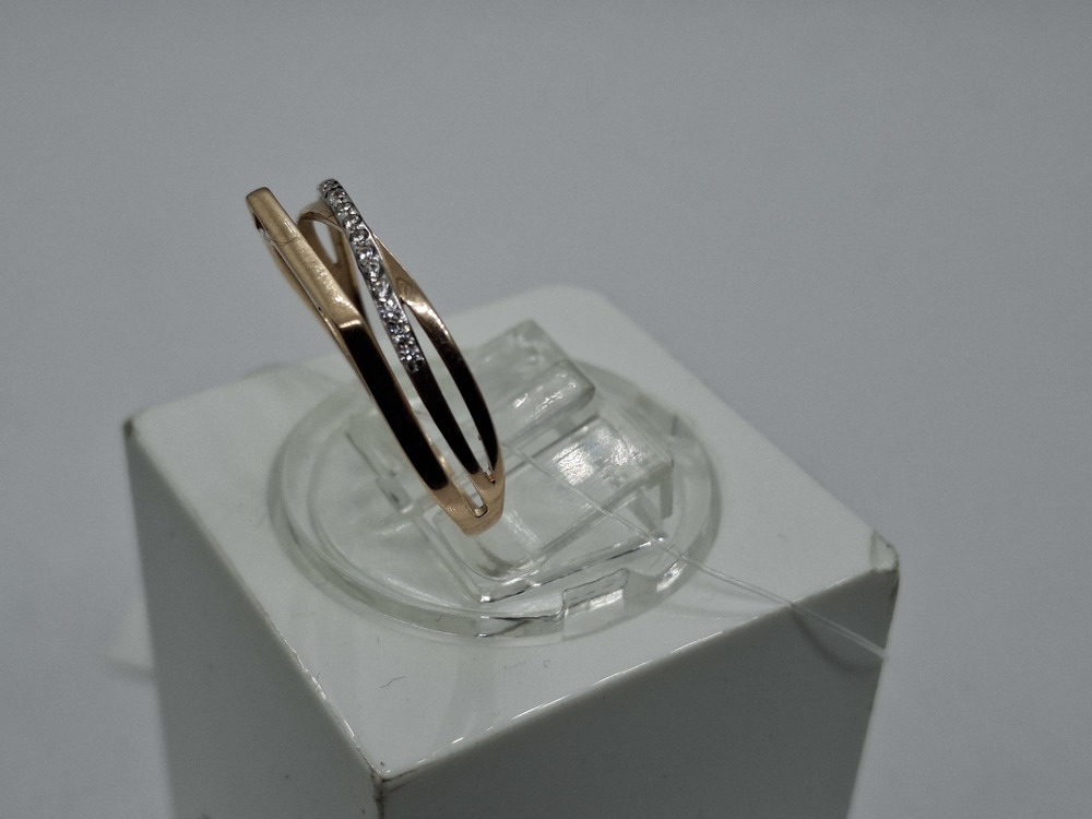 КОЛЬЦО С КАМНЯМИ (Au 585)