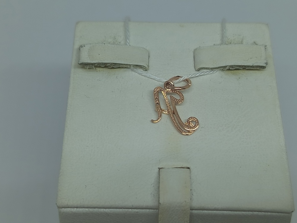 ПОДВЕСКА БУКВА А Au 585