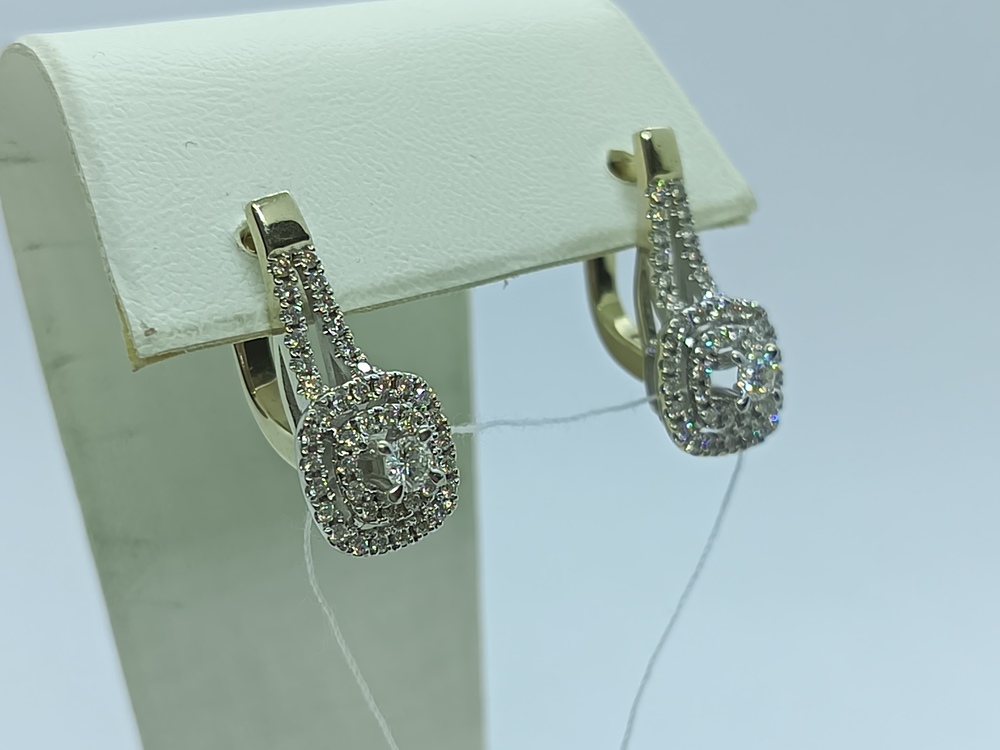 СЕРЬГИ БРИЛЛИАНТ (Au 585)