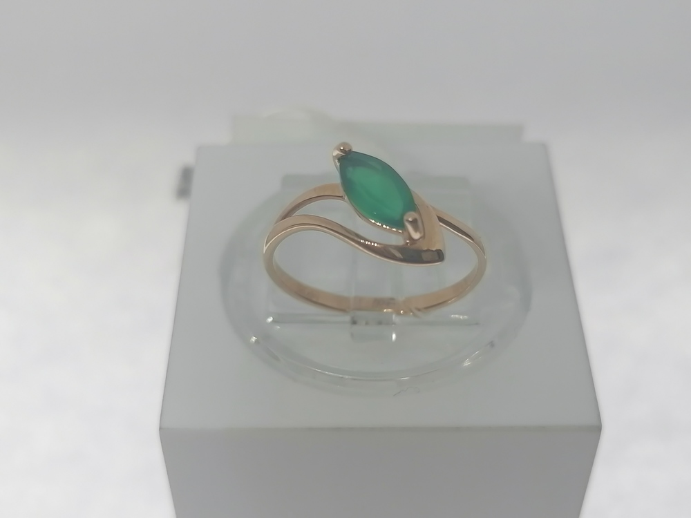 51-310-00974-2 КОЛЬЦО АГАТ (Au 585)