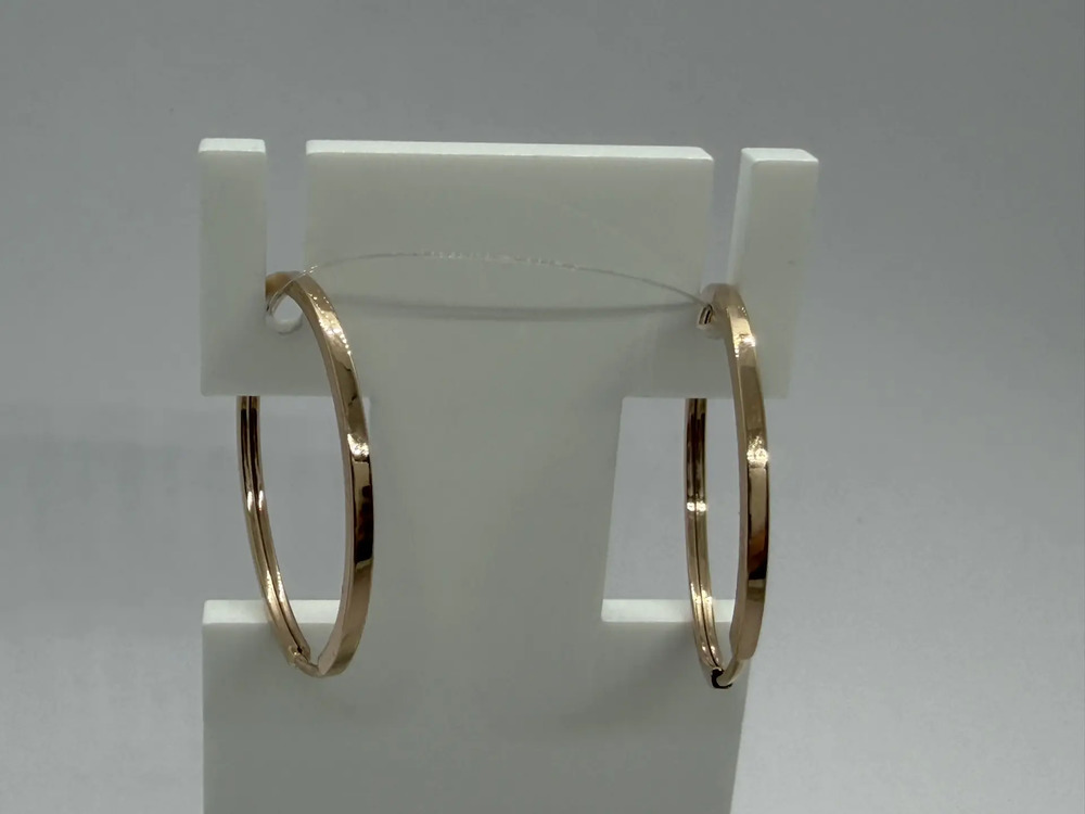 03-207337 СЕРЬГИ КОНГО без камня (Au 585)