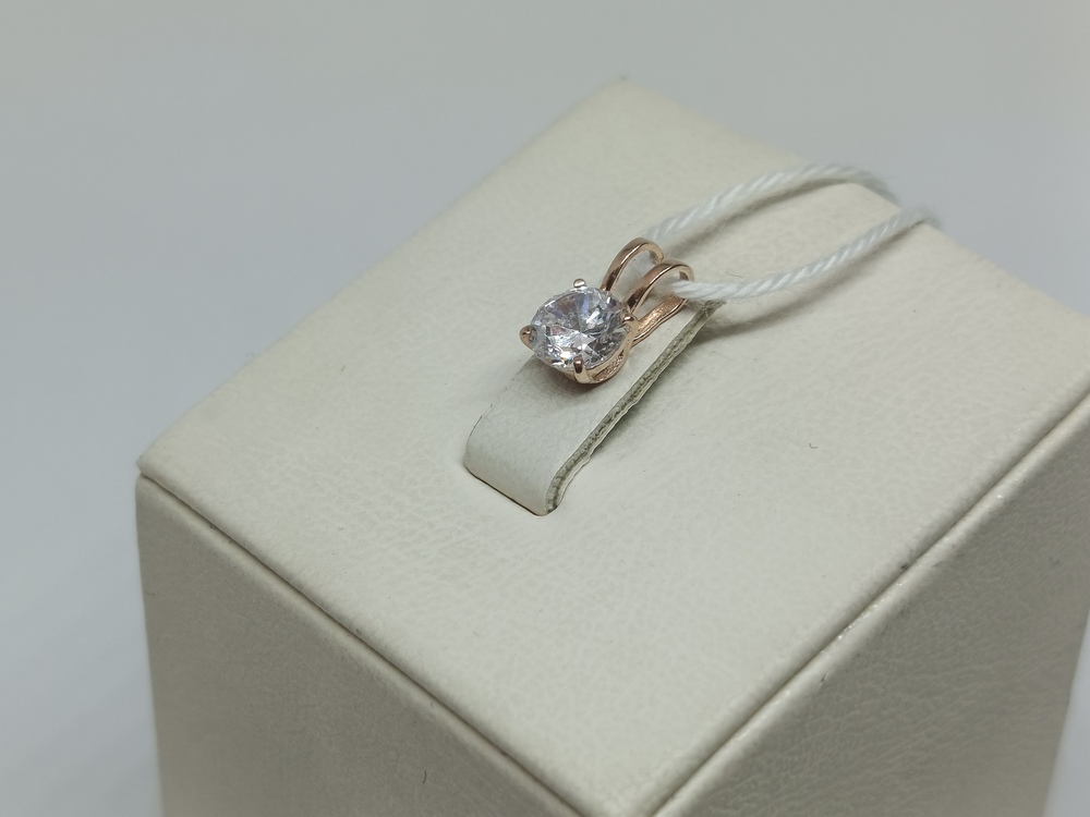 ПОДКМ585 ПОДВЕСКА С КАМНЕМ (Au 585)