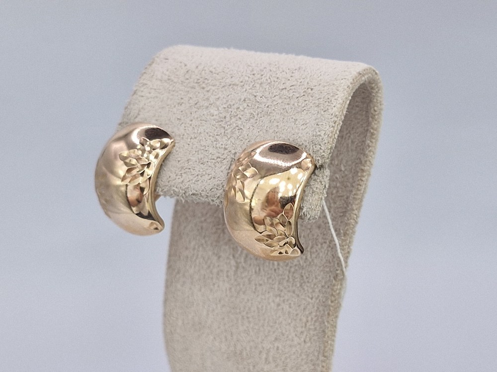 СБКМ585 СЕРЬГИ БЕЗ КАМНЯ (Au 585)