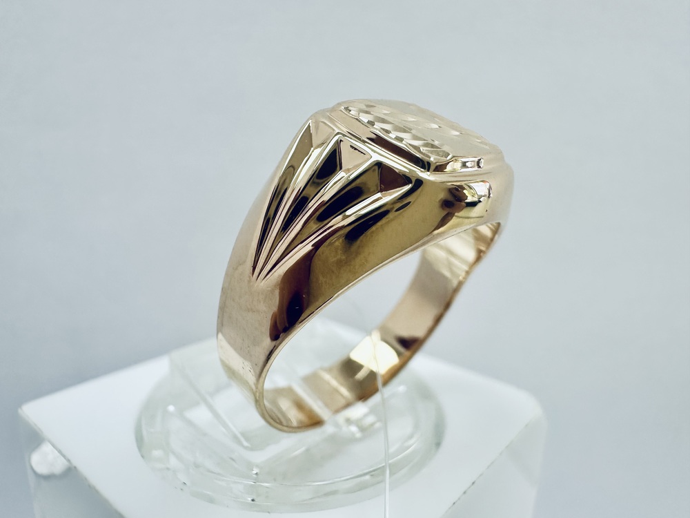 КОЛЬЦО ПЕЧАТКА без камня (Au 585)