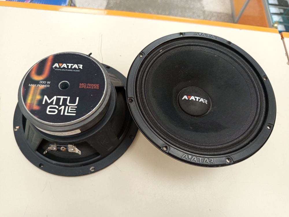 Автоакустика передняя Avatar MTU-61LE