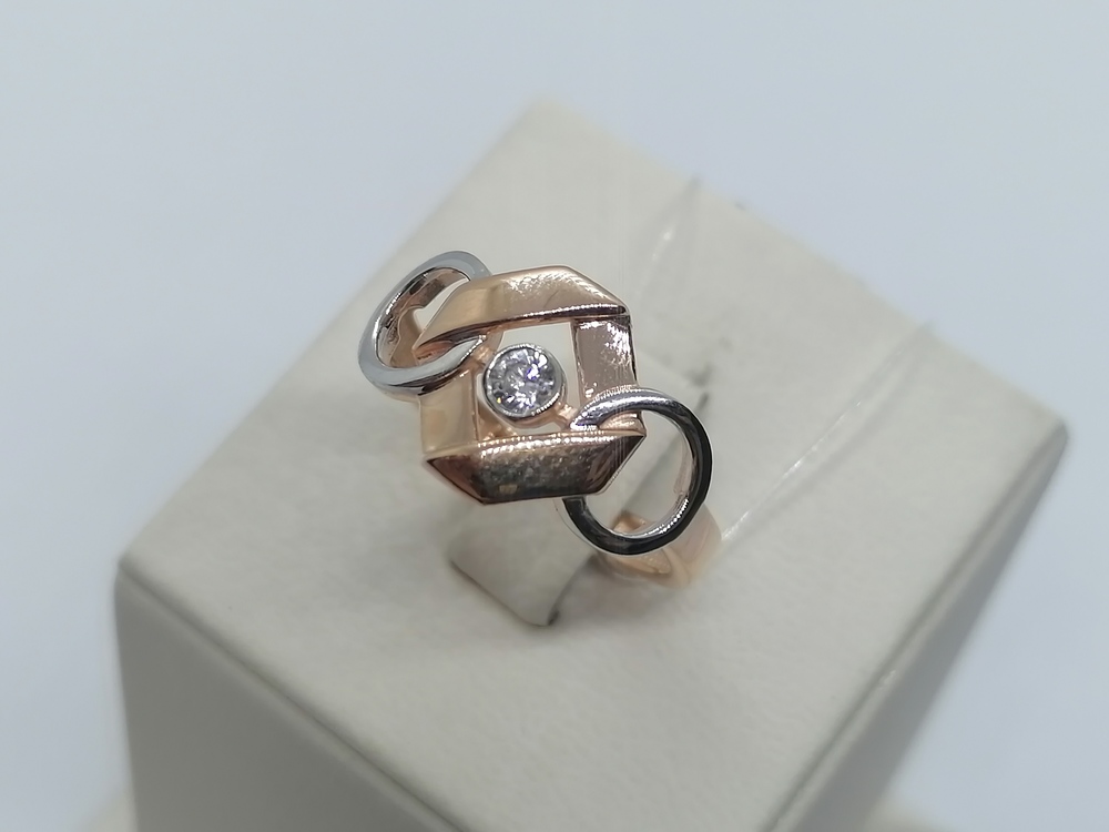 КОЛЬЦО С КАМНЕМ (Au 585)