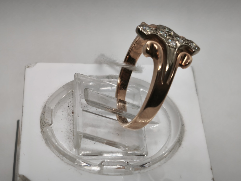 КОЛЬЦО БРИЛЛИАНТ Au 585