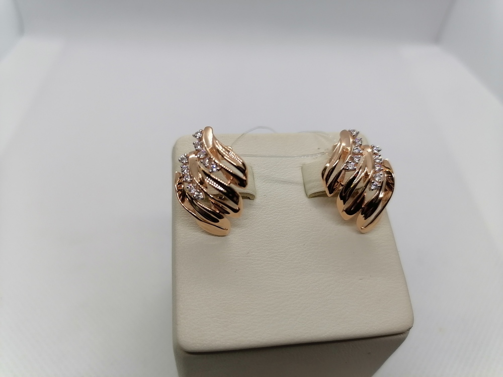 СЕРЬГИ С КАМНЯМИ (Au 585)