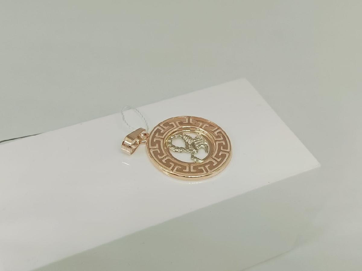 ПОДВЕСКА ЗНАК ЗОДИАКА СКОРПИОН (Au 585)