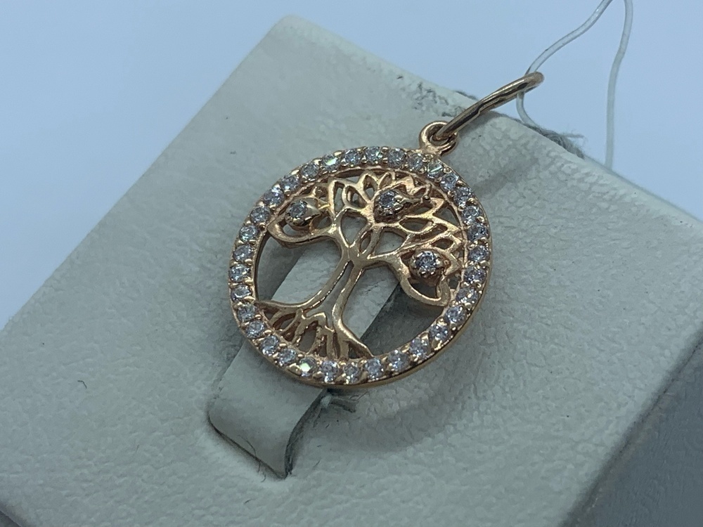 9900 ПОДВЕСКА С КАМНЯМИ (Au 585)