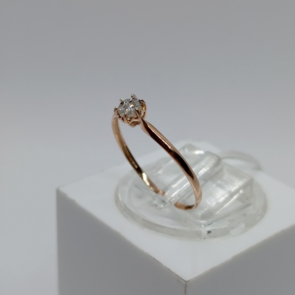 КОЛЬЦО БРИЛЛИАНТ Au 585