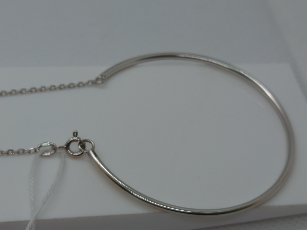 БРАСЛЕТ ЖЕСТКИЙ С КАМНЕМ (Au 585)