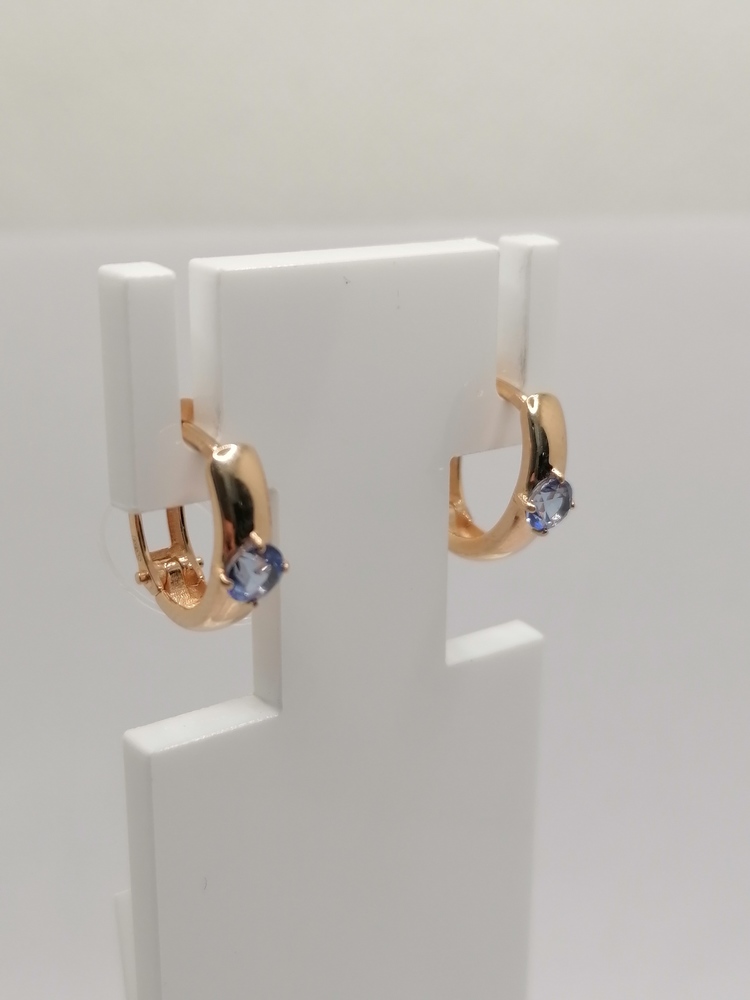 СЕРЬГИ С КАМНЕМ (Au 585)