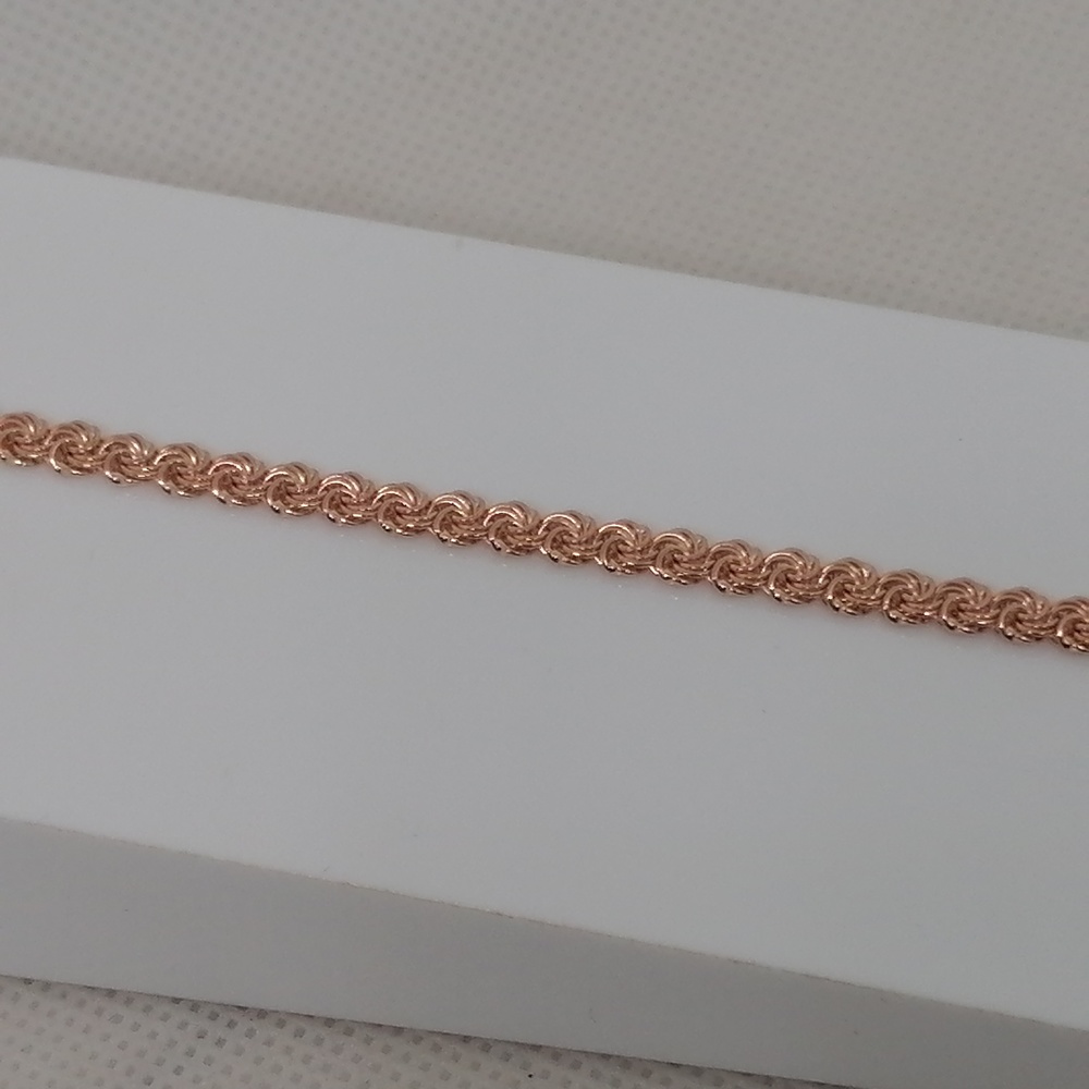 БРАСЛЕТ ПОЛНОВЕСНЫЙ Роза Au 585