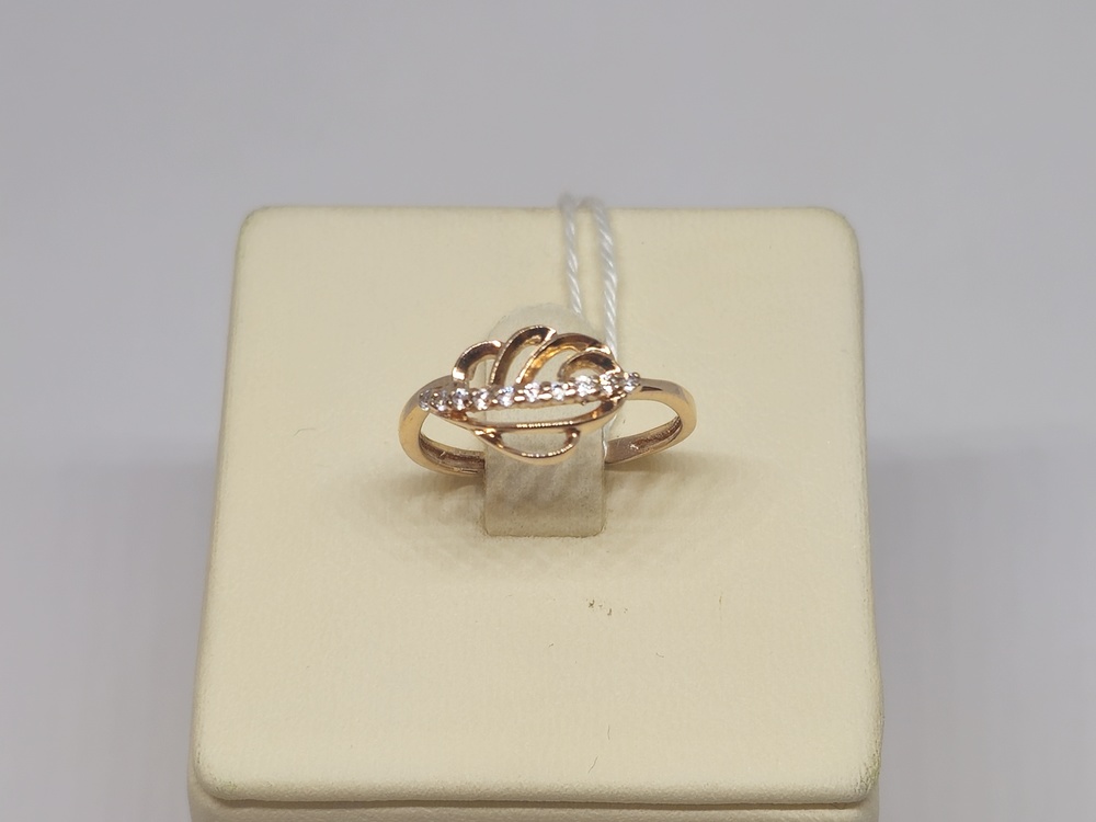 КОЛКМИ585 КОЛЬЦО С КАМНЯМИ (Au 585)