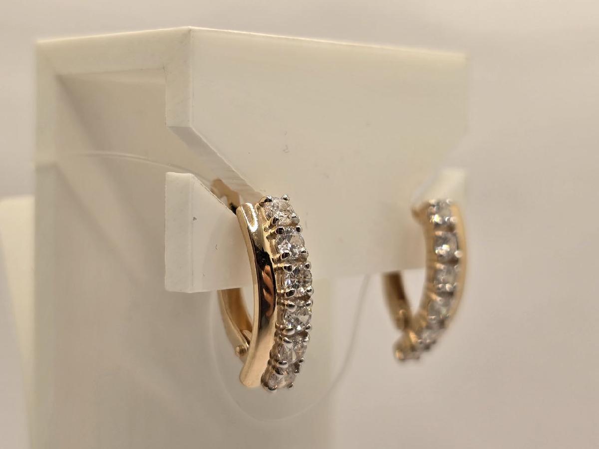 СЕРЬГИ С КАМНЯМИ (Au 585)