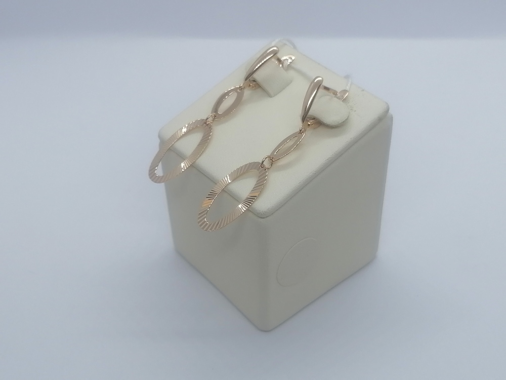 СЕРЬГИ БЕЗ КАМНЯ (Au 585)