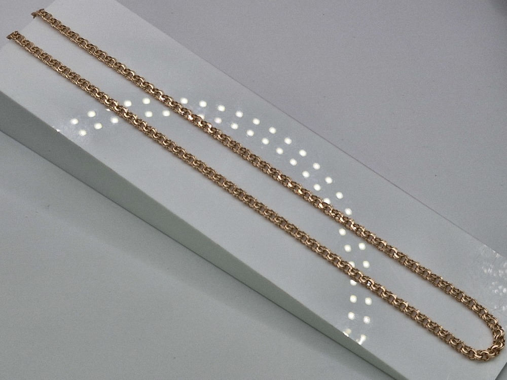 ЦЕПЬ ПУСТОТЕЛАЯ Бисмарк (Au 585)