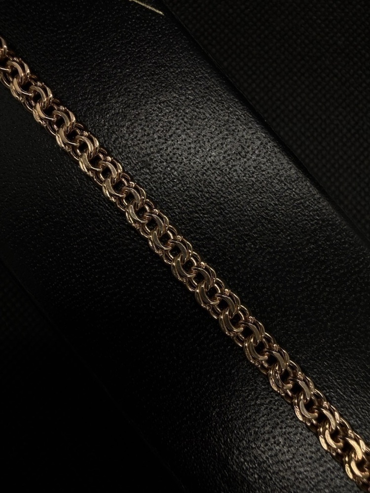 БРАСЛЕТ ПУСТОТЕЛЫЙ Бисмарк Au 585