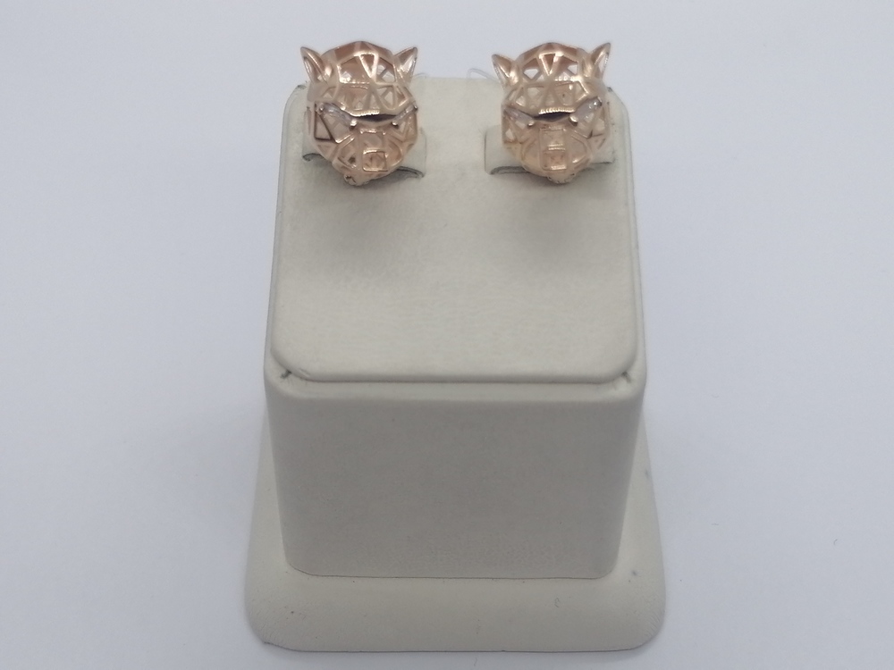 СЕРЬГИ С КАМНЯМИ (Au 585)