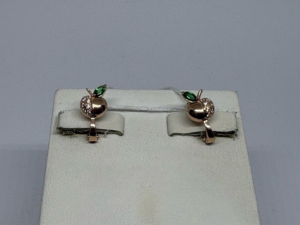 СЕРЬГИ С КАМНЯМИ (Au 585)