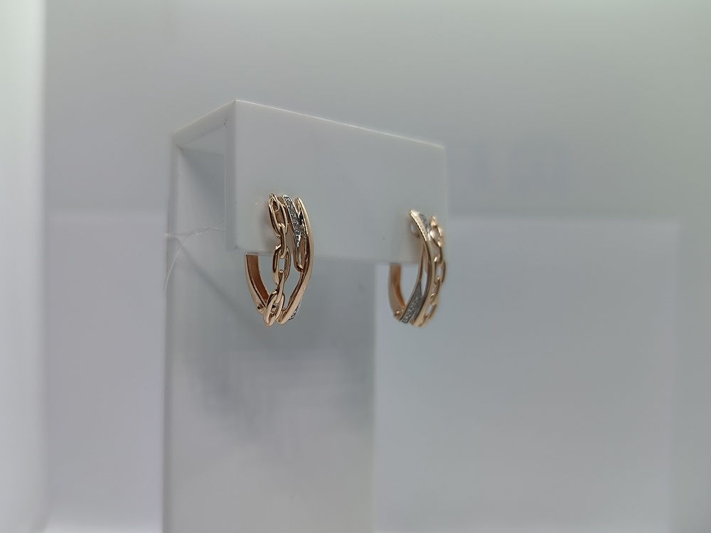 СЕРЬГИ С КАМНЯМИ (Au 585)